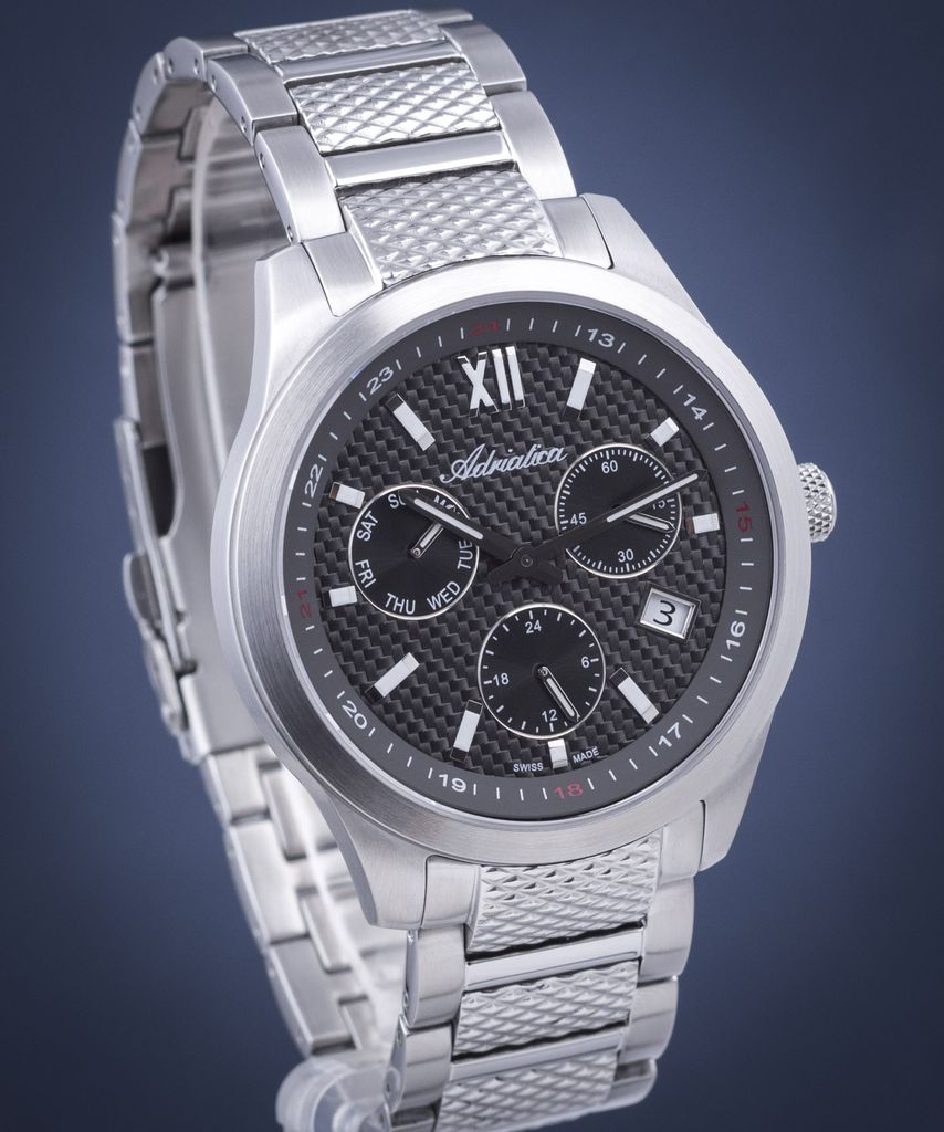 Adriatica Herrenuhr A8324.5167QF silber