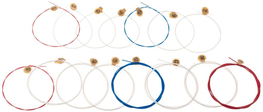 Set di 15 corde per arpa sciamanica Harfa Immagine del prodotto 
