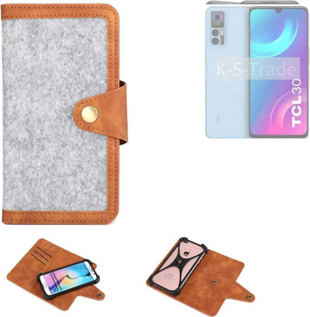 K-S-Trade Handyhülle kompatibel mit TCL 30+ Schutzhülle Produktbild 