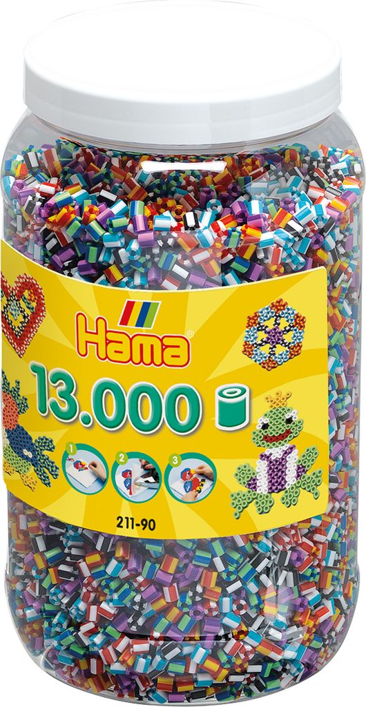HAMA Mix90 13.000 Perlen gestreift Produktbild 