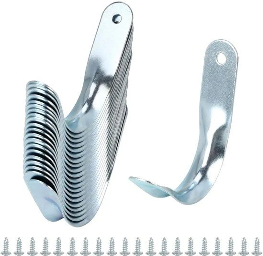 Supports Muraux Multi-usages pour Outils de Jardin et Garage - Set de 20
