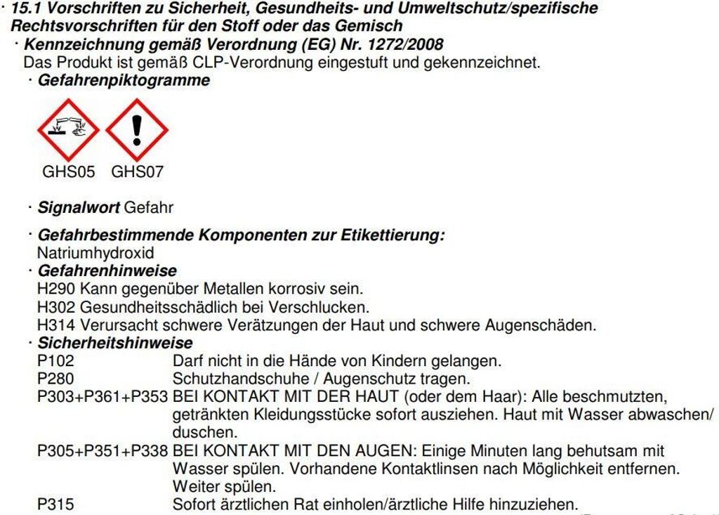 Fermit Rohrreiniger Fermitex 1 Liter Flüssig, 12005 Produktbild 4