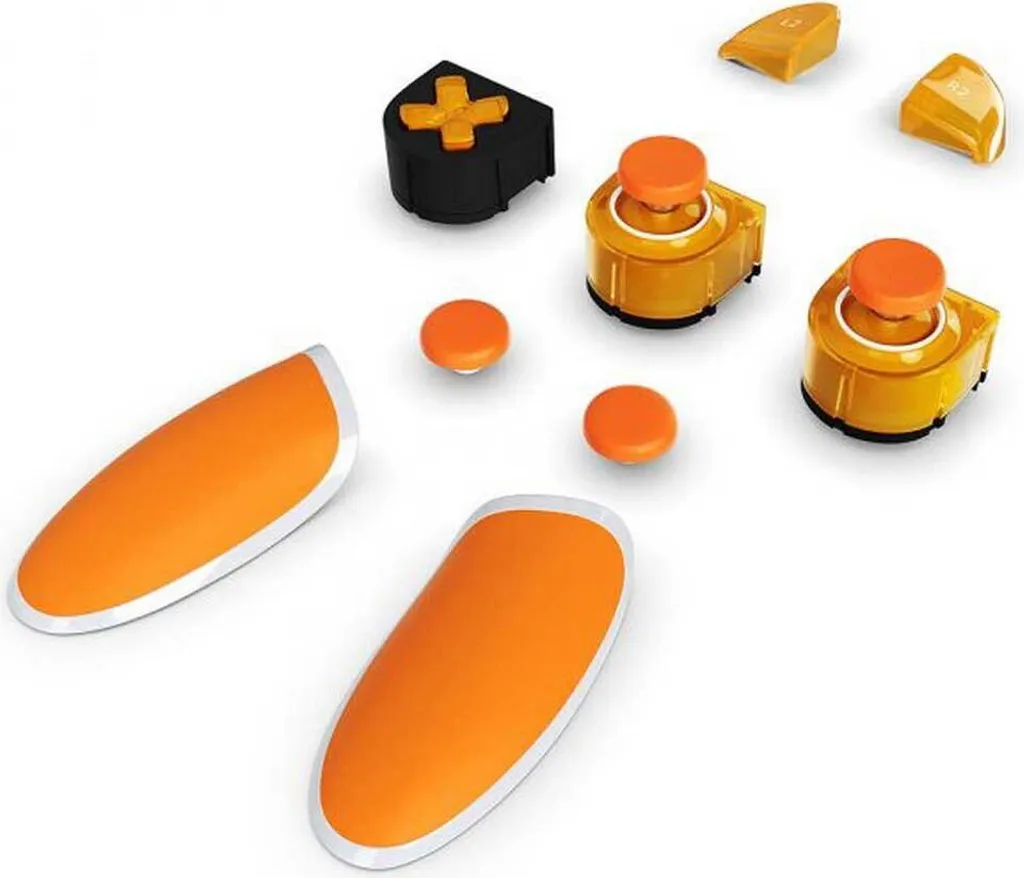 Look Unique eSwap X : Pack Modules LED Orange Crystal pour Manette Xbox