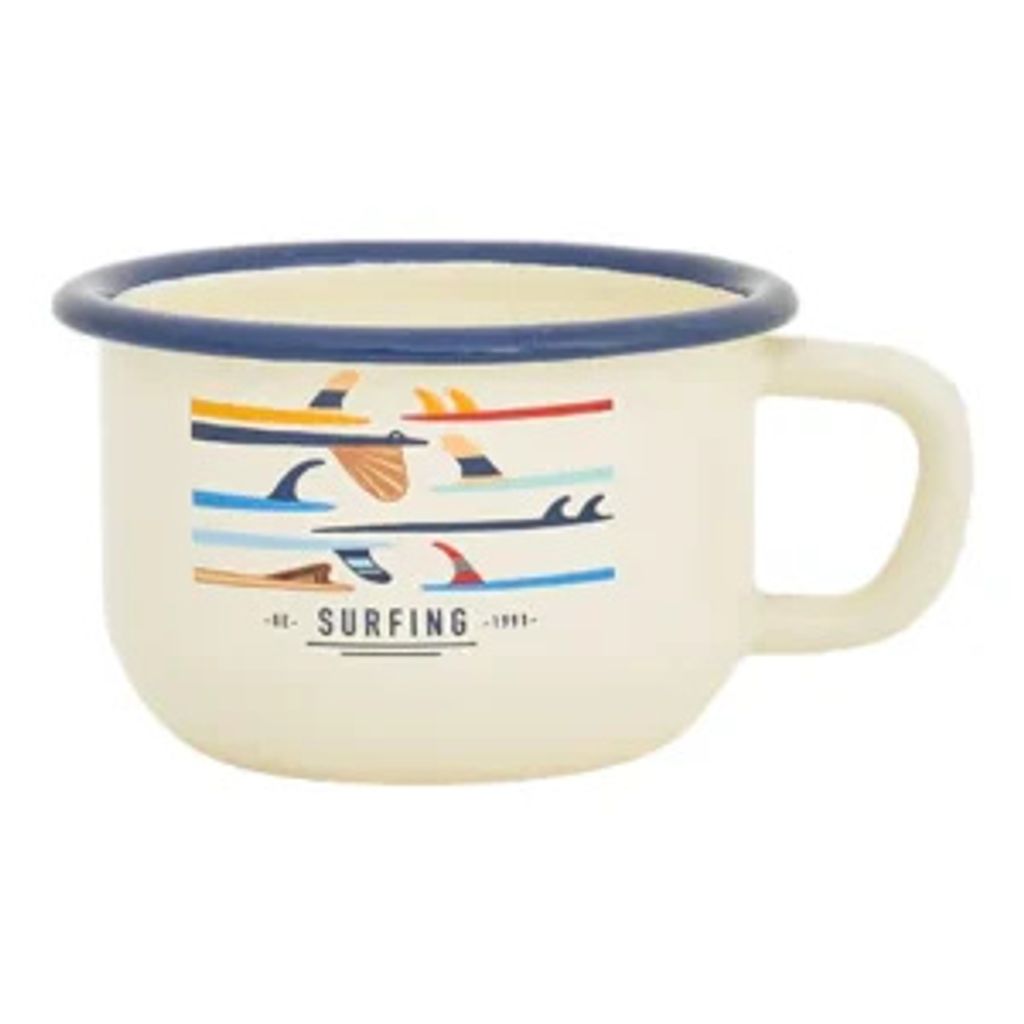 Emaille-Tasse Surfen 9.5x6 - Batela