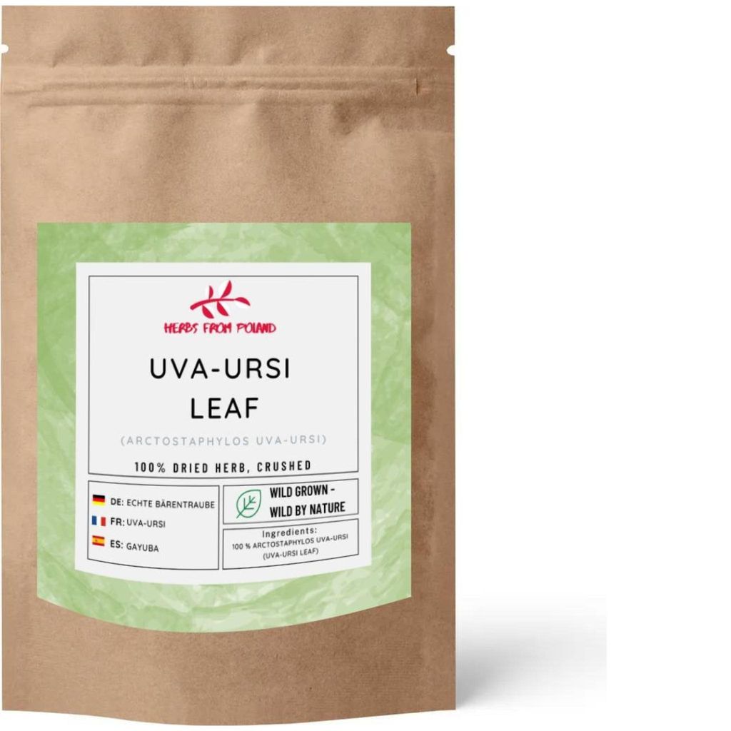 Herbs from Poland Bärentraubenblätter – Unterstützt Harnwege & Blase, Natürlich antibakteriell, Traditionelle Kräutermedizin, 100% Natürlic...