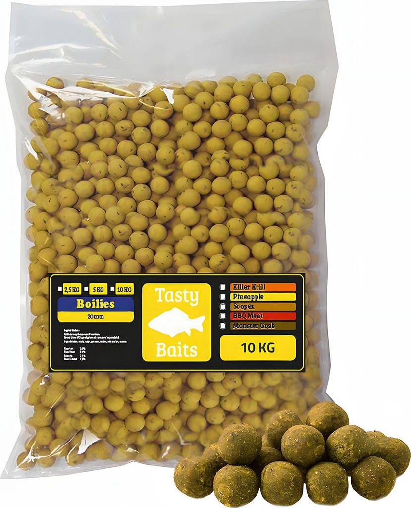 Tasty Baits Scopex- Bolie - 20mm - 10kg Zdjęcie produktu 