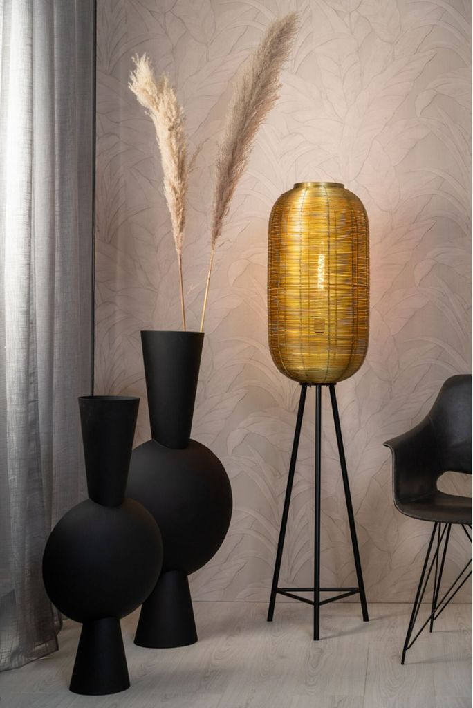 Light & Living - Vase KAVANDU - 26x19x54cm - Schwarz Produktbild 2