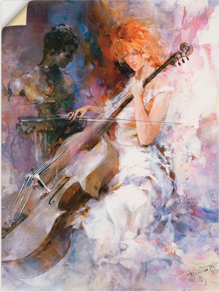 ARTland Wandbild, selbstklebend Musikalische Momente Größe: 45x60 cm