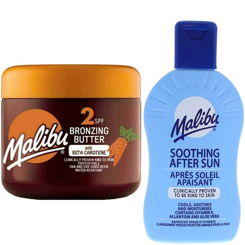 Malibu Accelerating Butter SPF2 + After Sun Balm 200ml
