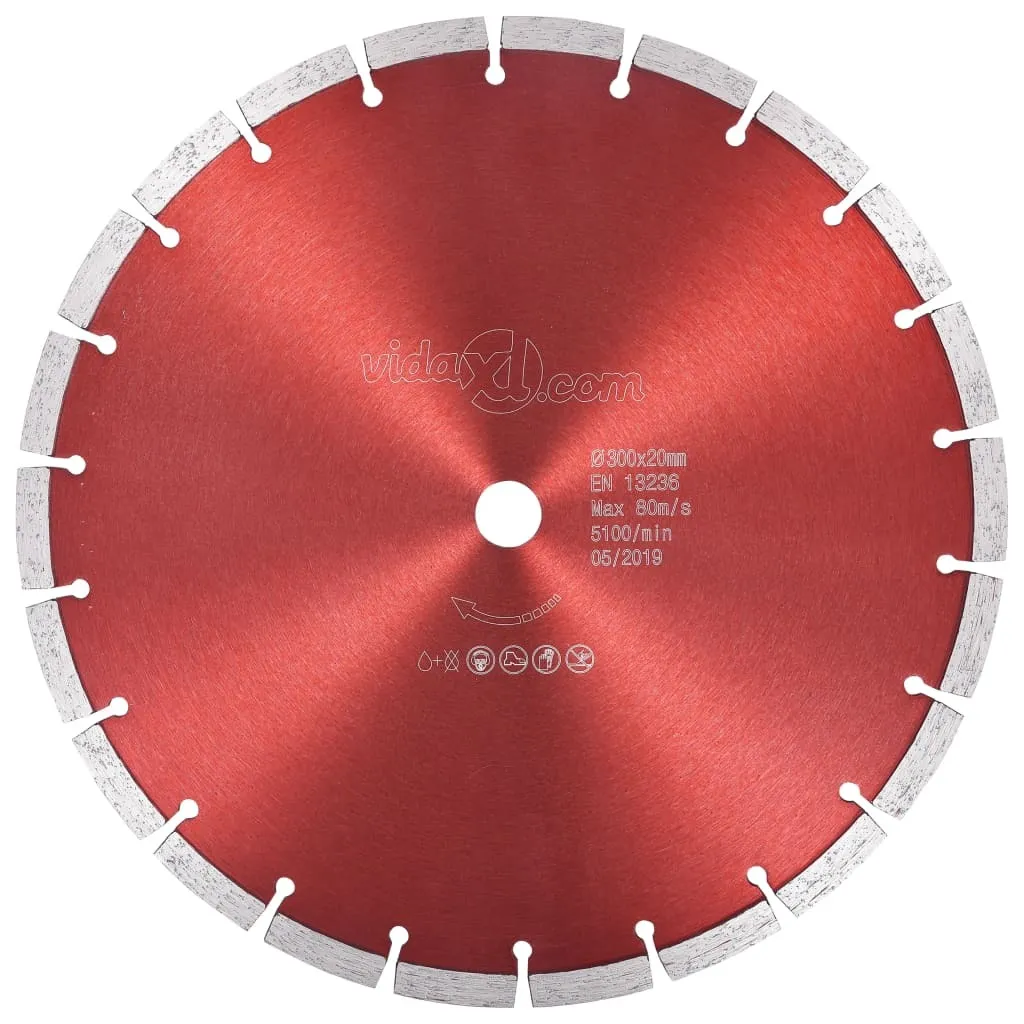 Disque diamant 300 mm en acier : finissez vos coupes difficiles sans effort