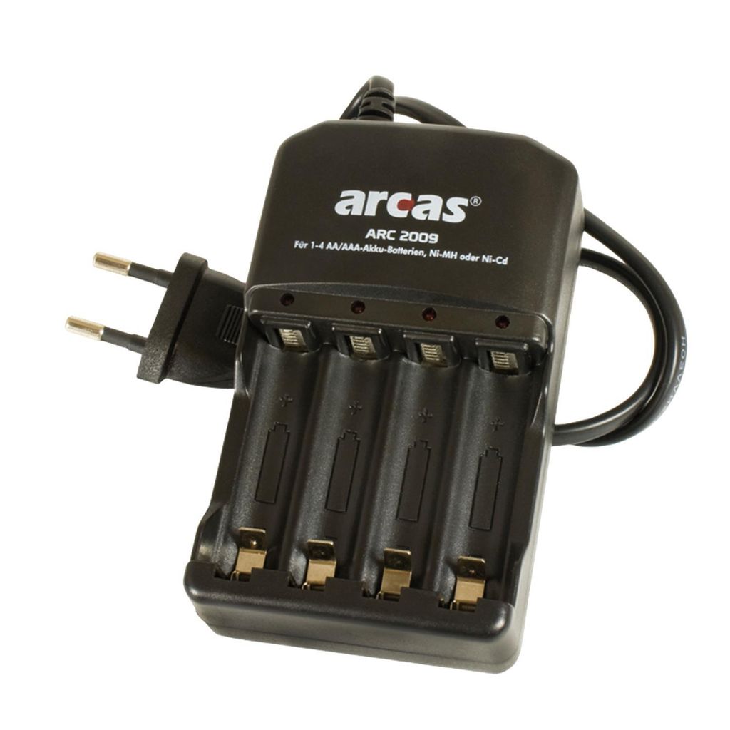 Arcas 207 02009, Niklowo-metalowo-wodorkowa (NiMH), AA, AAA Zdjęcie produktu 