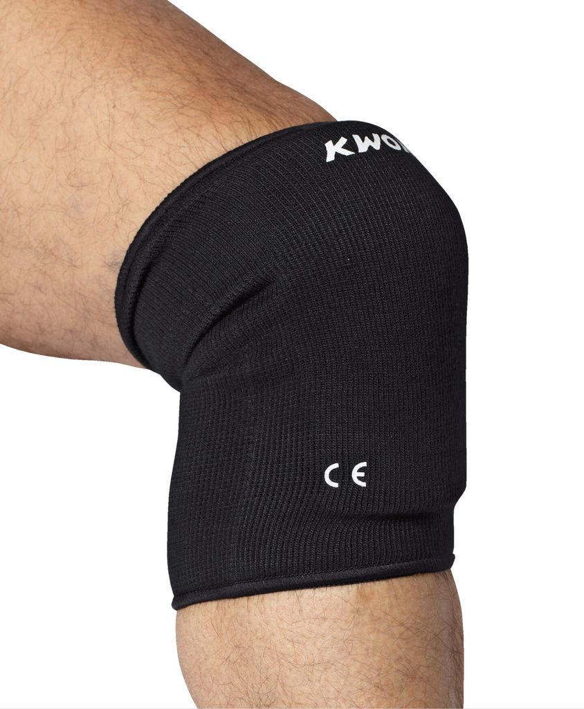 Knieschützer Stoff CE schwarz XL