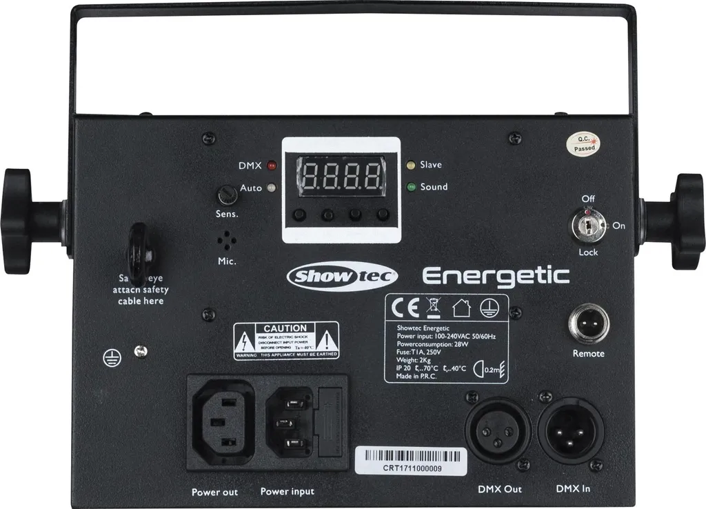 Showtec Energetic lampe à effets LED RGB multifaisceaux pour DJ et soirées - 2