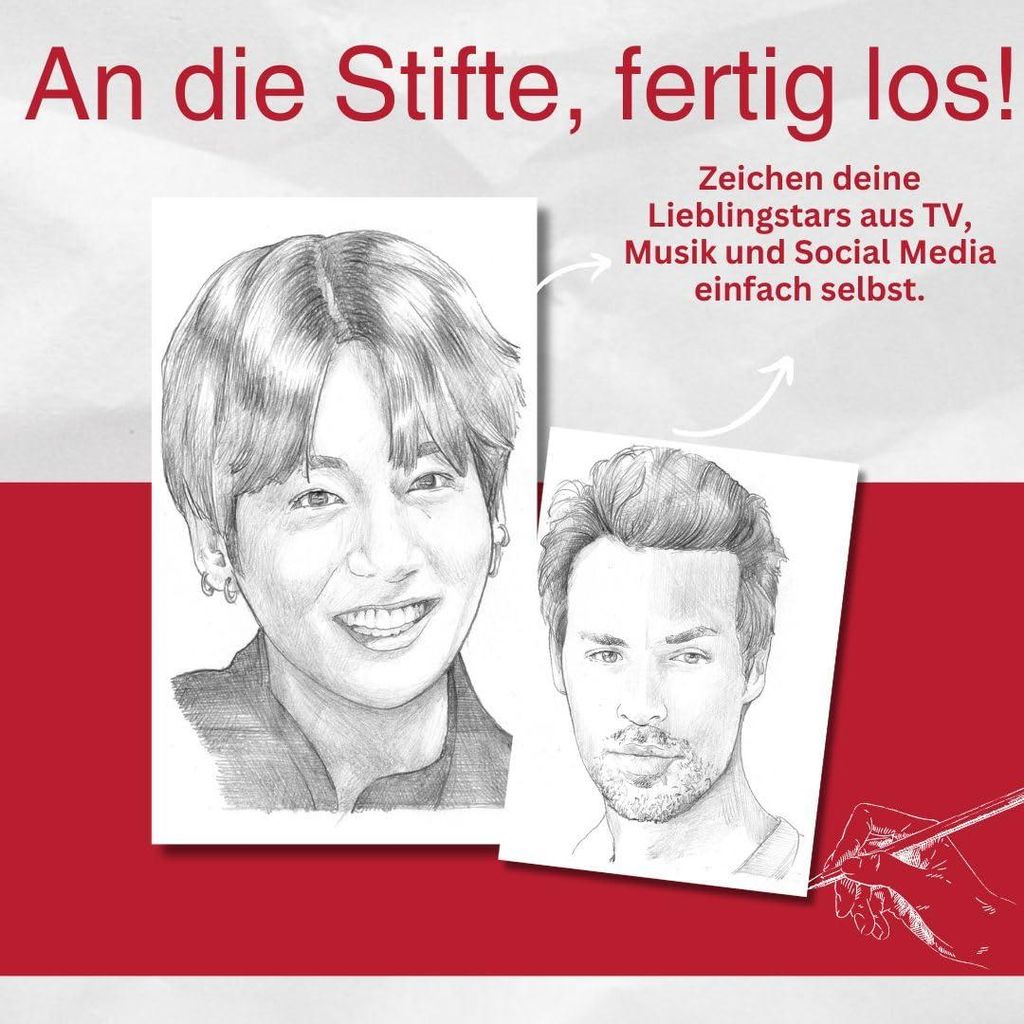 Die Kunst des Zeichnens für Kinder, Starter-Block Gesichter