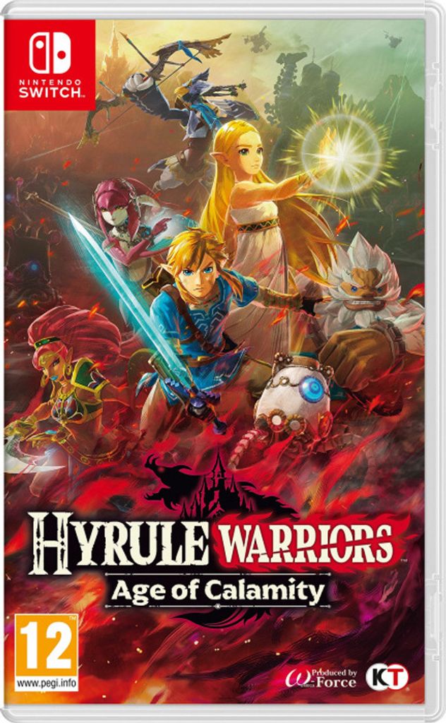 The cover art for the Nintendo Switch game Hyrule Warriors: Age of Calamity.