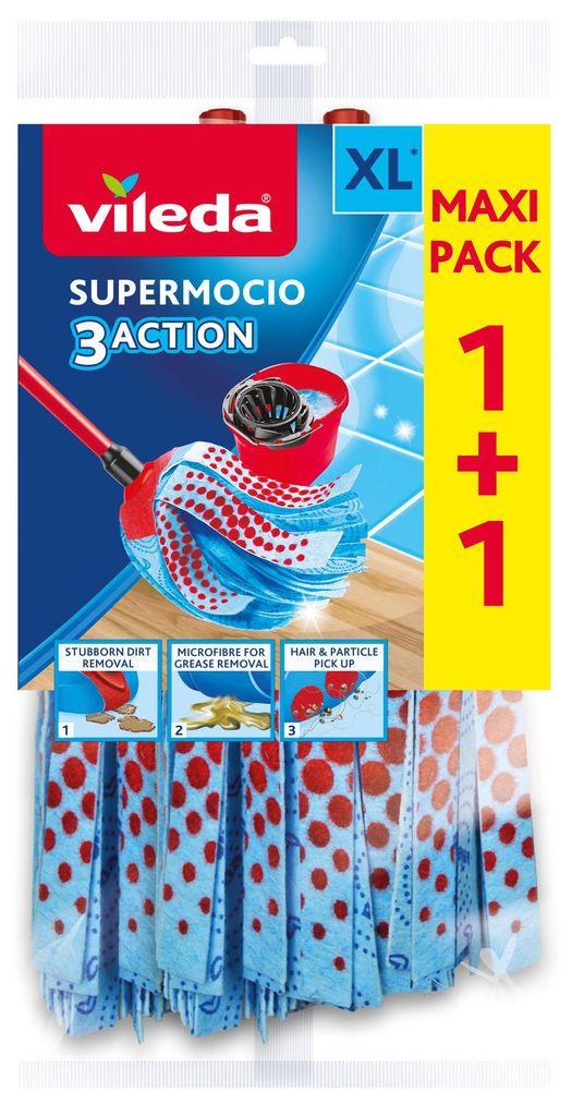 Ricarica Vileda SuperMocio 3 Action, confezione da 2 pezzi Immagine del prodotto 