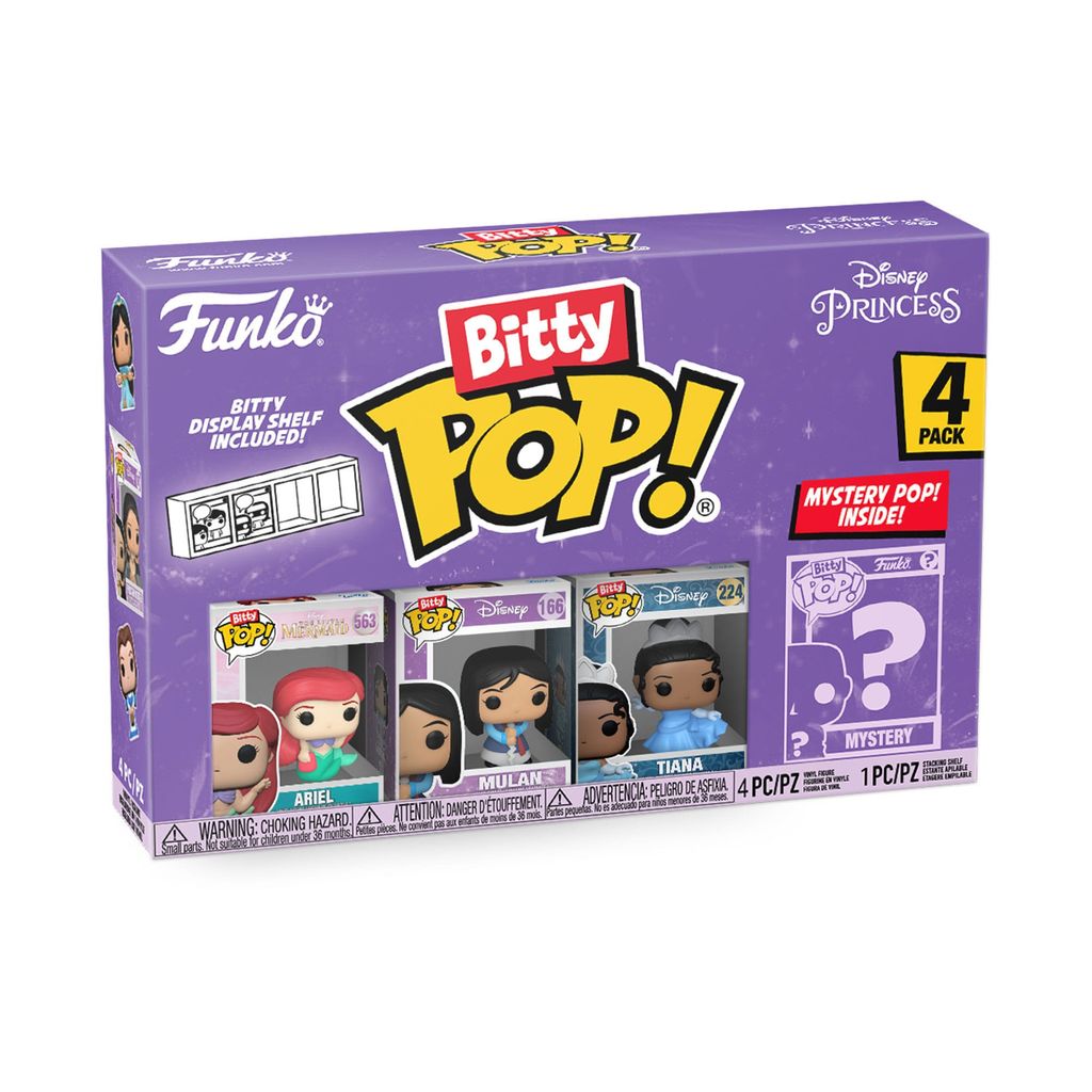 Funko Pop! Ariel - Bitty POP Disney Princess Zestaw Immagine del prodotto 