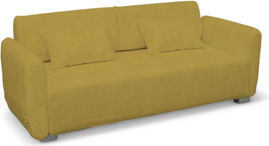 Dekoria Bezug für Mysinge 2-Sitzer Sofa, senffarbe, Sofabezug Mysinge 2-Sitzer