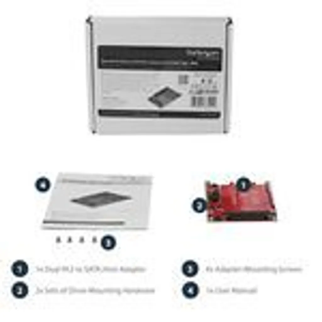 Adaptateur RAID Matériel pour 2 SSD M.2 - Interface SATA 6Gb/s - ASM1092R - 10