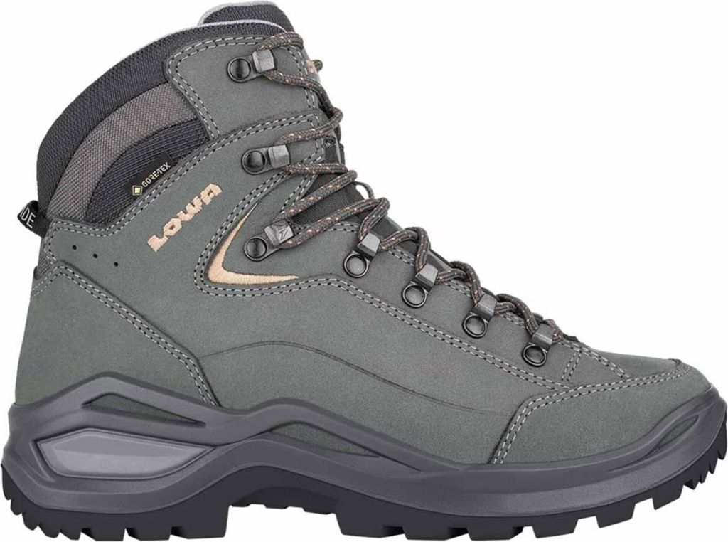 Lowa RENEGADE EVO GTX MID Damen graphit/aprikose 42.5