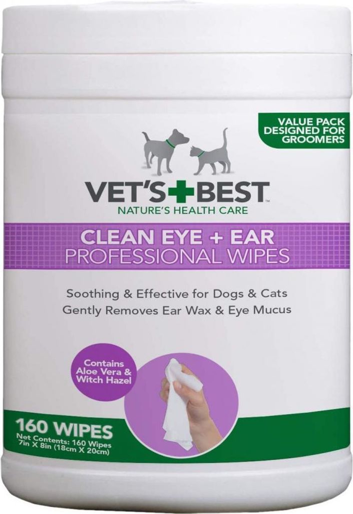 VET'S BEST Tücher für Augen und Ohren 160St