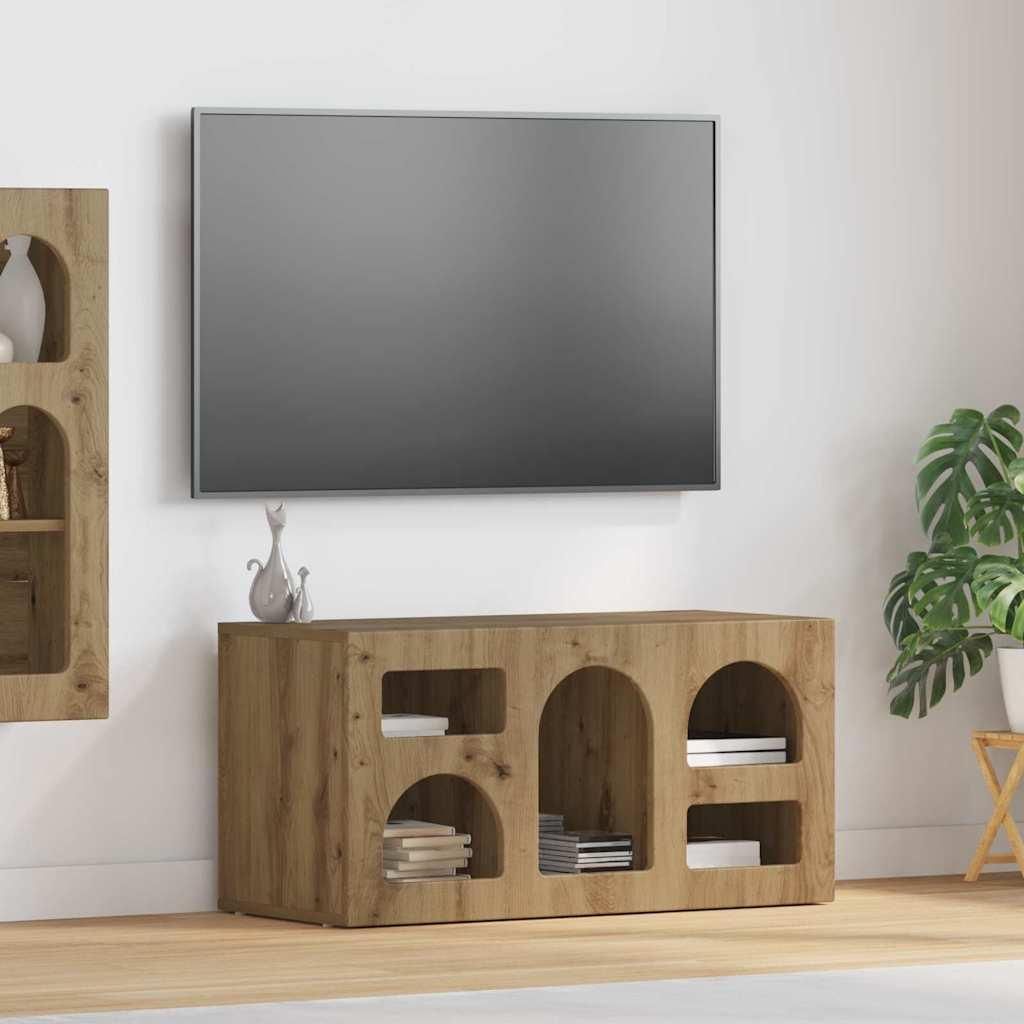 Maison Exclusive - TV-Schränk Artisan-Eiche 80 x 35 x 40 cm Holzwerkstoff