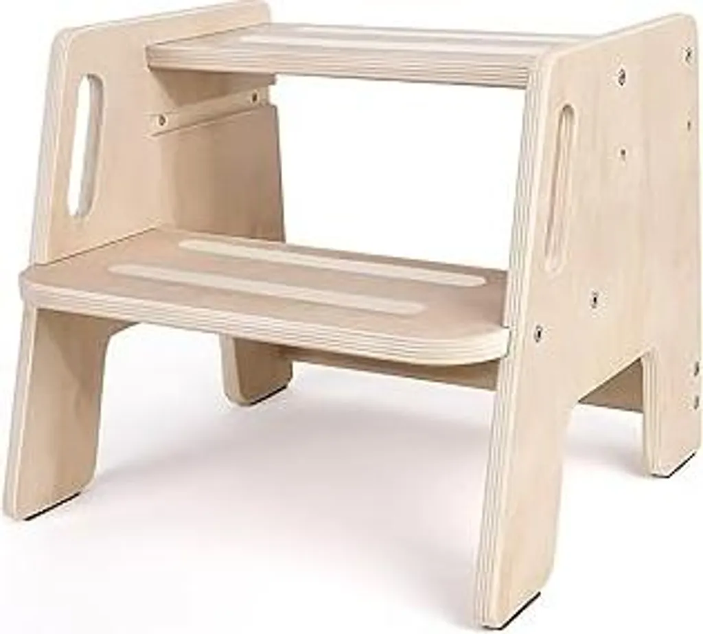 Scaletta Sgabello Bambini Kottwca: Legno Massiccio Portata 150kg