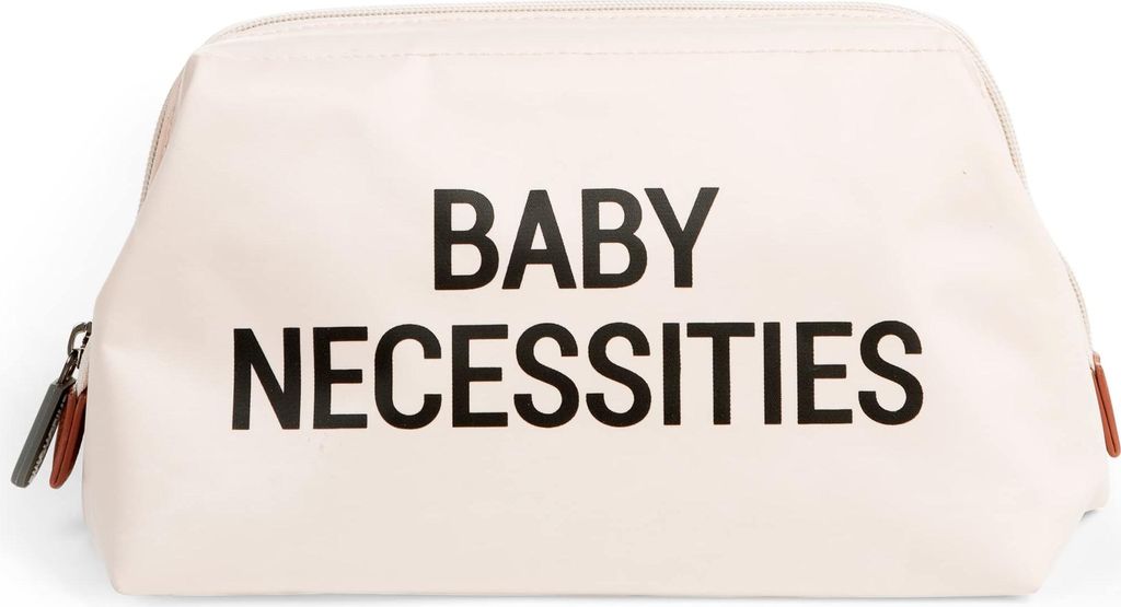Kulturbeutel Childhome Baby Necessities Ecru Zwart