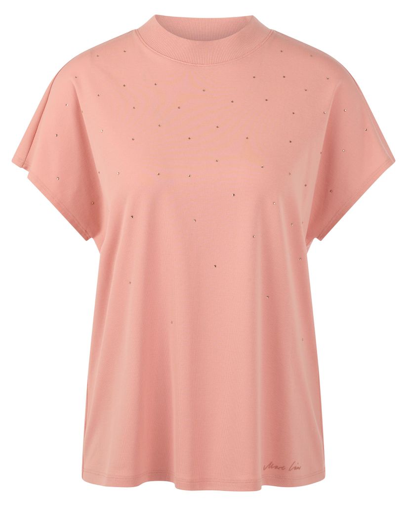 Kurzarm-T-Shirt mit Hotfix-Steinen
