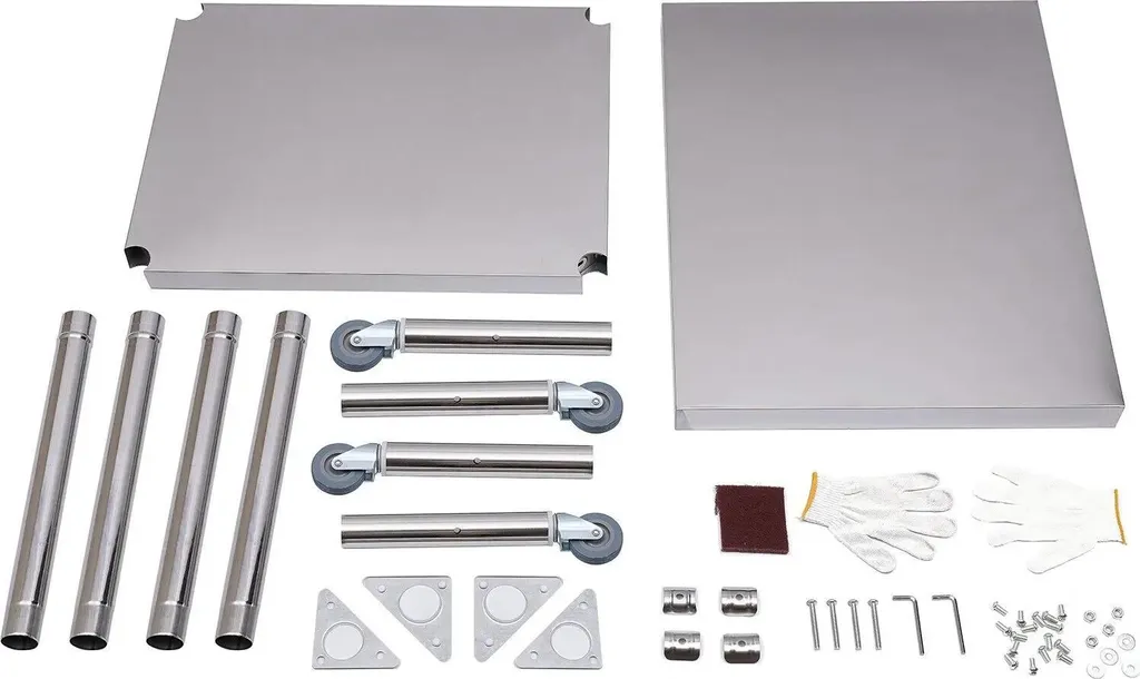 Table de préparation inox réglable - Solution gain de place et hygiène