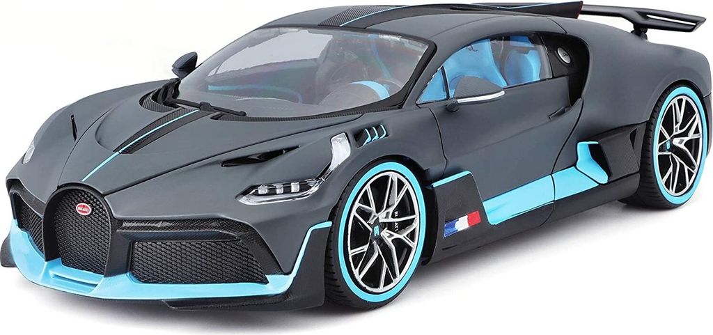 Bugatti Divo Flach Dunkelgrau 1:18 BBURAGO Produktbild 