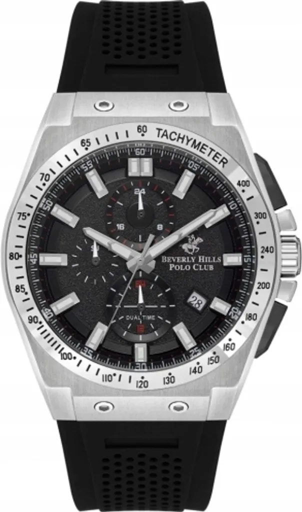 Montre homme noire Beverly Hills BP3541X.351 anti-rayures durable