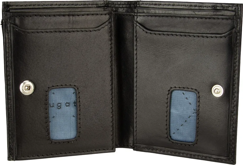 Mini Portefeuille Bugatti Secure Slim Zip Noir - Protection et Style - 18