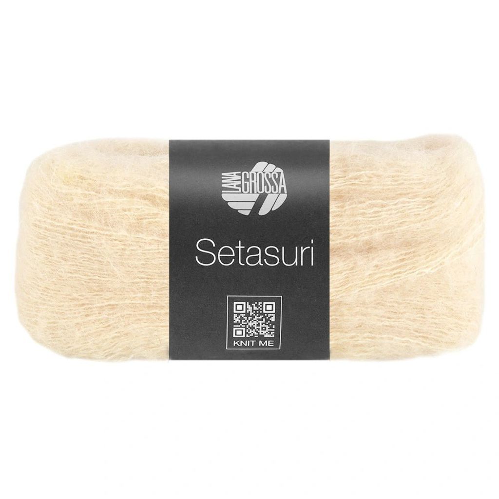 Lana Grossa SETASURI 25 g feines Lace-Garn aus Alpaka und Produktbild 