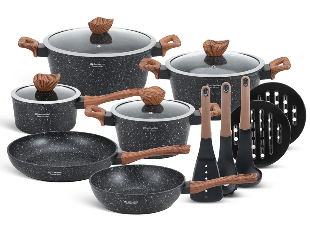 Offerta Set Pentole 15 Pezzi Edenberg EB-5617: Risparmio e Durata