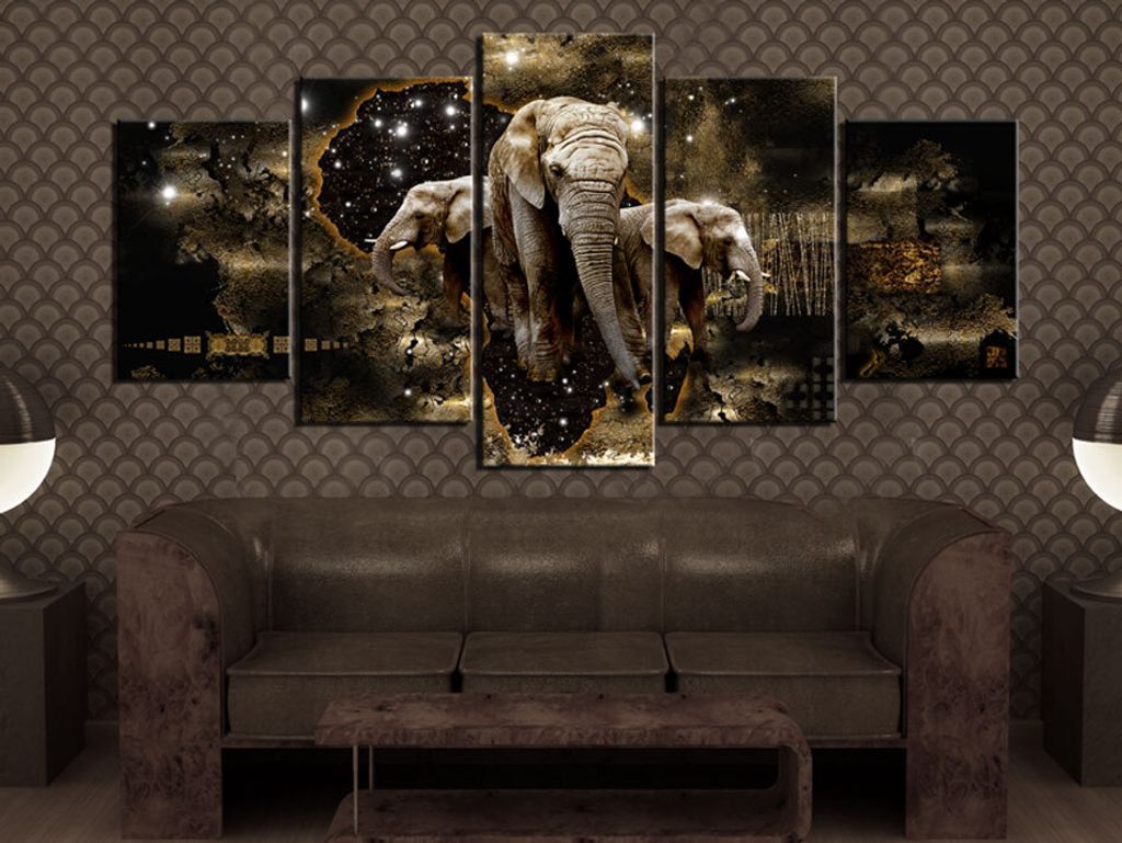 Tableau Impression Sur Toile Intissé - Modèle D-A-0032-b-n (Neuf, Murando)