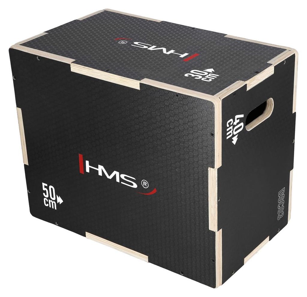 HMS DSC03 Holz Plyometrischer Kasten 50x40x30 cm Produktbild 