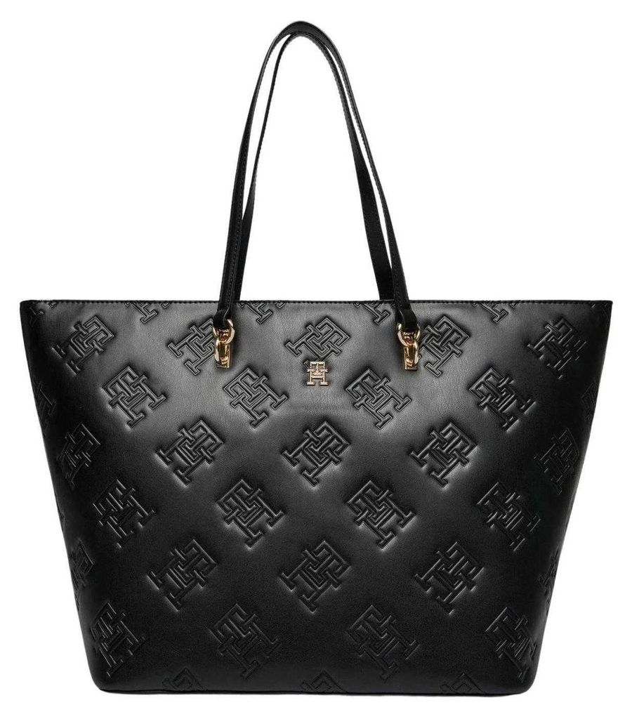 Tommy Hilfiger - Handtasche, Geprägt NA1377 (Einheitsgröße) (Schwarz)