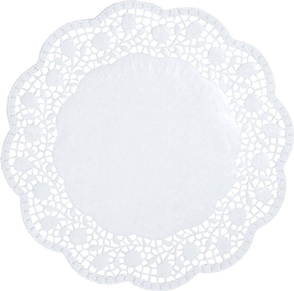 PAPSTAR Tortenspitzen rund weiß O 30.0 cm 100 St. Produktbild 