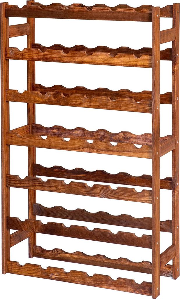 STOLMAK Portabottiglie in Legno per 42 Bottiglie 63x102x25 Immagine del prodotto 