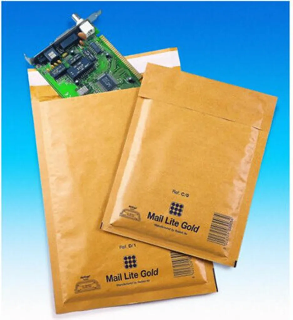 Pochette à Bulles Or Mail Lite pour Envois Sécurisés - Pack de 10 Unités