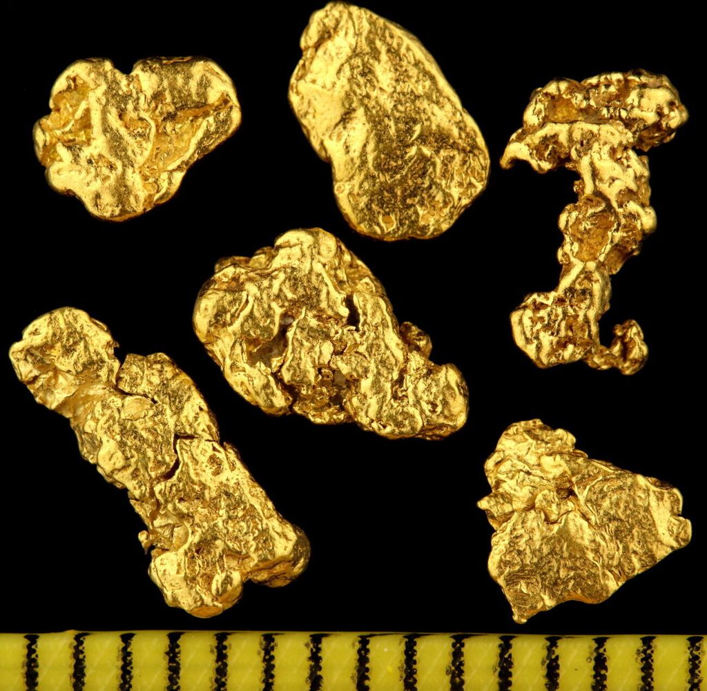 1 Gramm Echte XL Goldnuggets aus Alaska mit 20-23 Karat + Produktbild 1