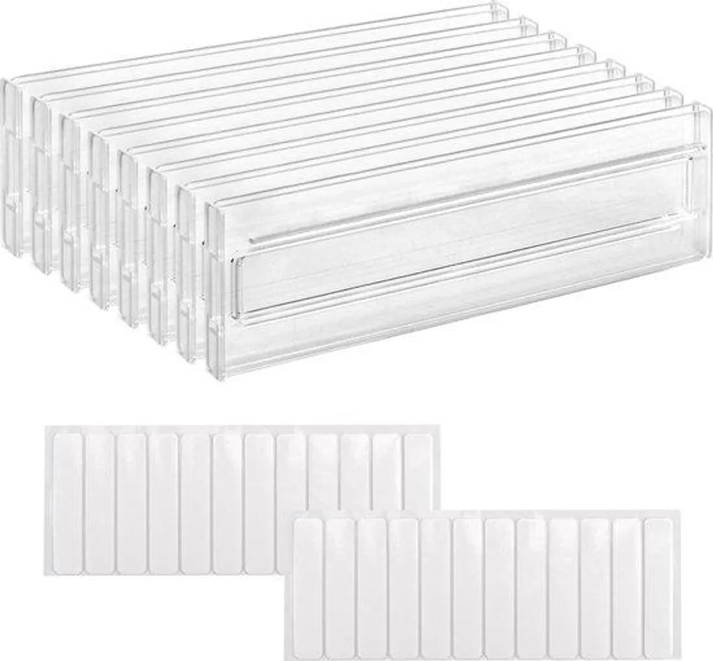 Organiseur pliable en tissu gris clair pour sous-vêtements et lingerie