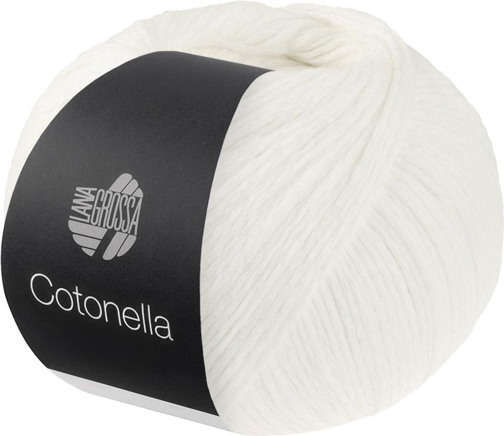 Lana Grossa - Cotonella 50g  0201 weiß Produktbild 