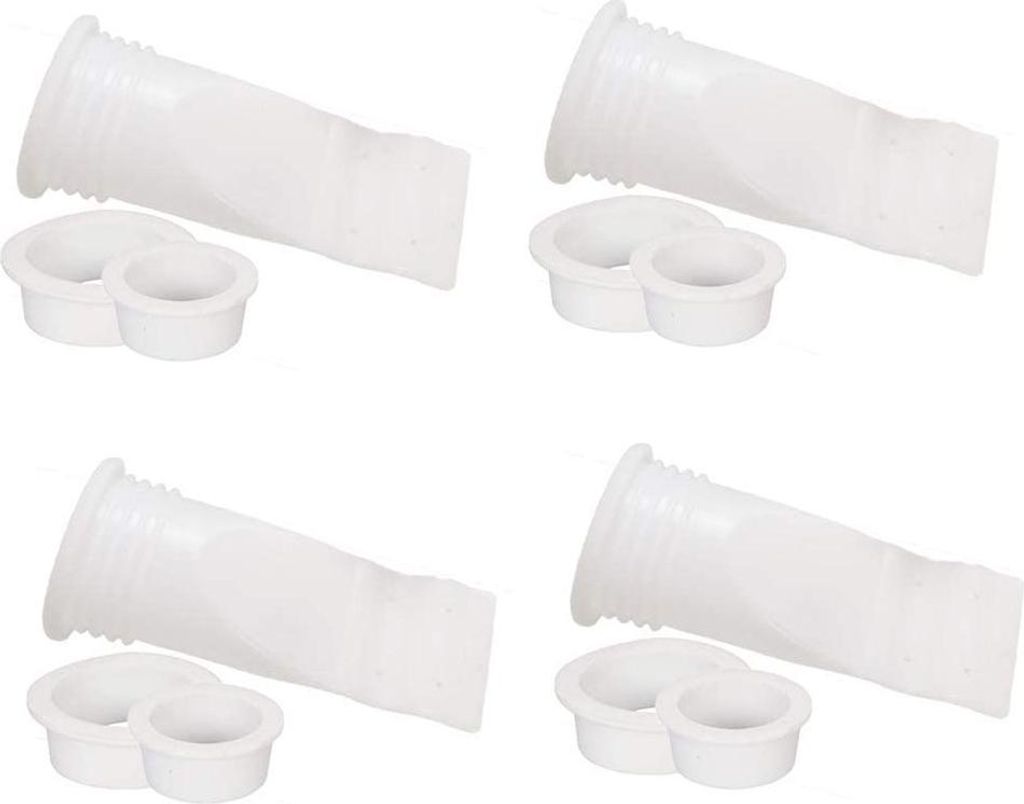 4er-Set mehrfarbige, verstellbare Rückflussverhinderer, Einwegventile, Silikon-Bodenablauf-Siphons für Rohre in Toilette, Bad und Küche