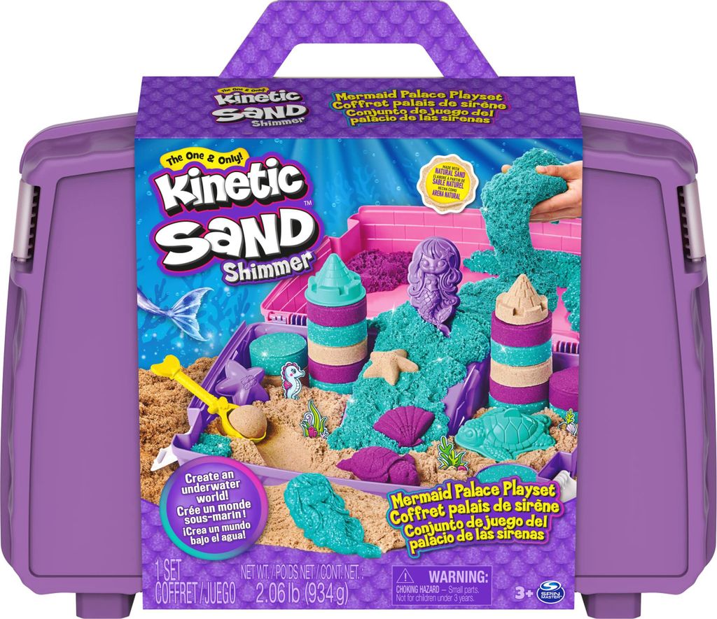 Kinetic Sand Mermaid Folding Sand Box (934g) Produktbild 