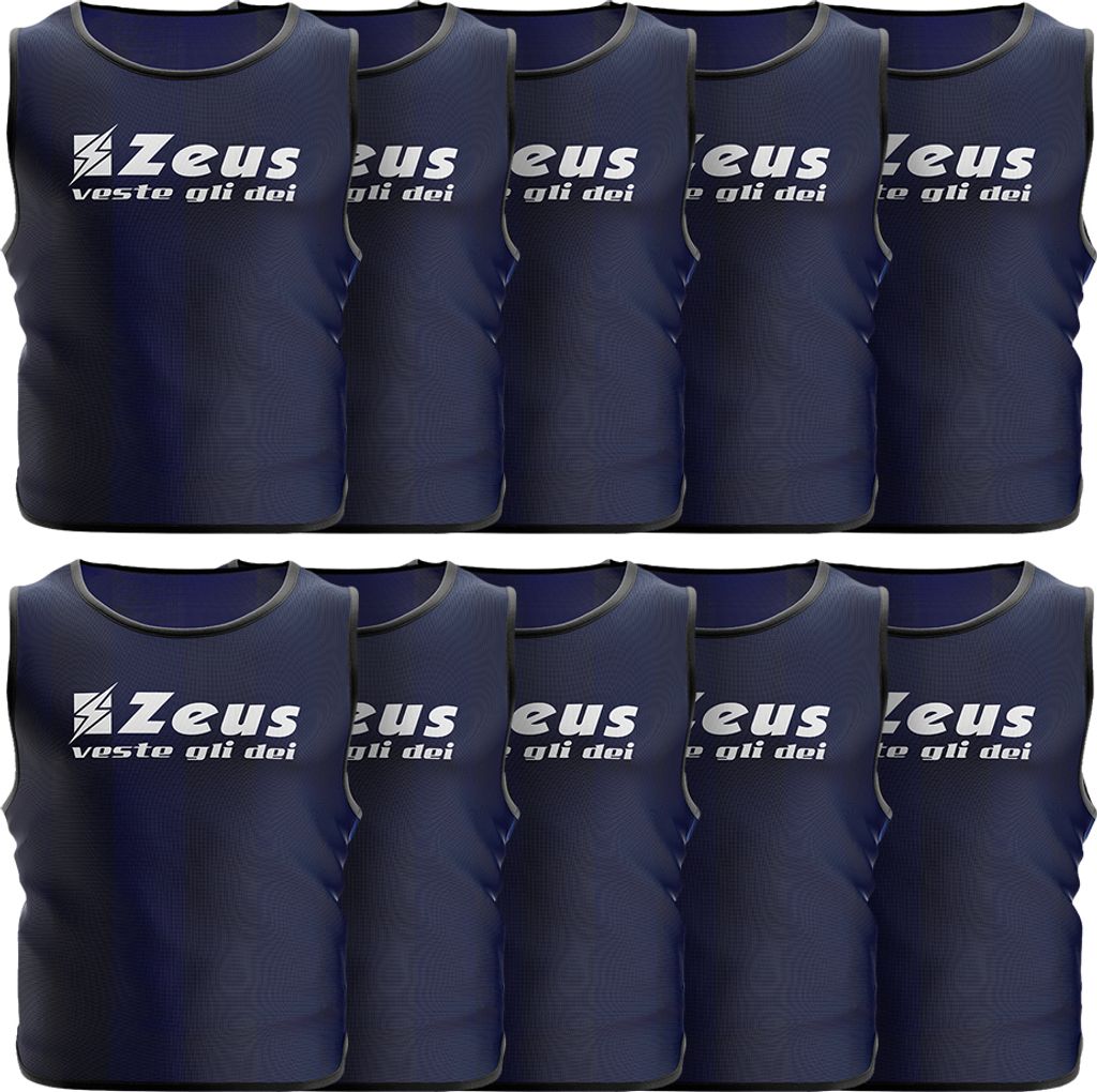 Kinder BLU|Zeus 10er-Pack Trainingsleibchen Navy Produktbild 