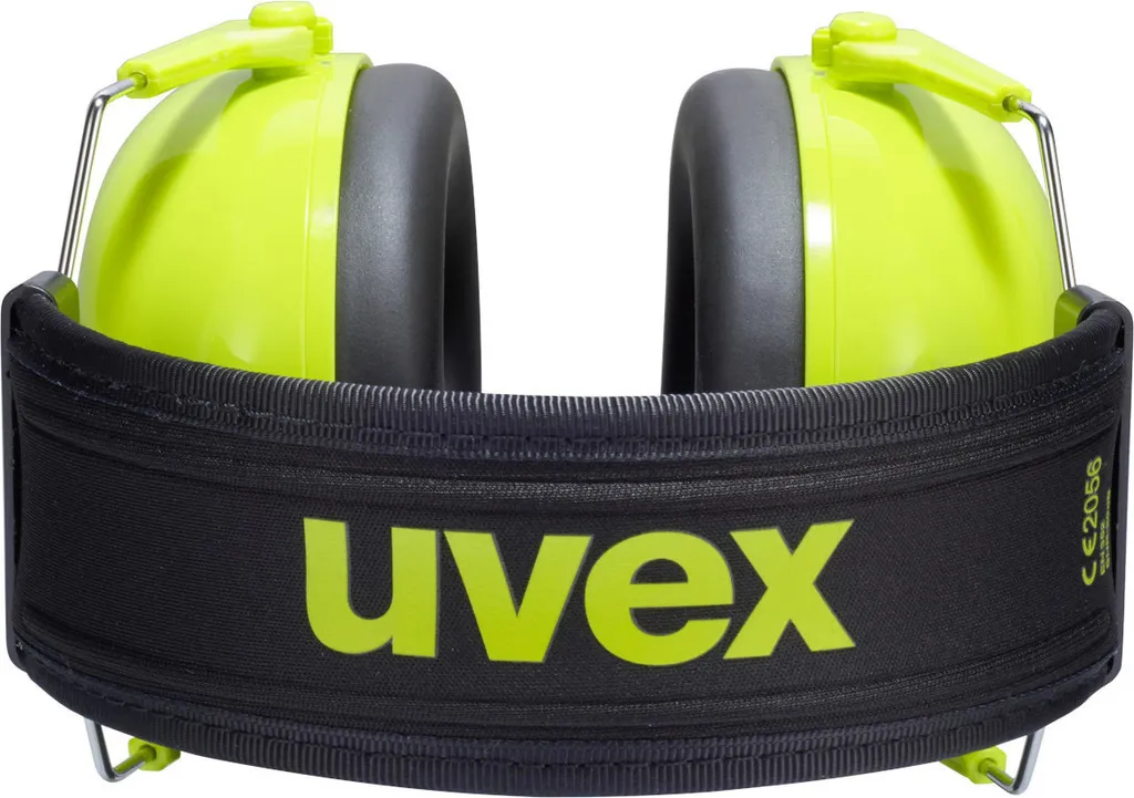 Casque de Protection Auditive Enfant uvex K Junior Vert Lime Réglable