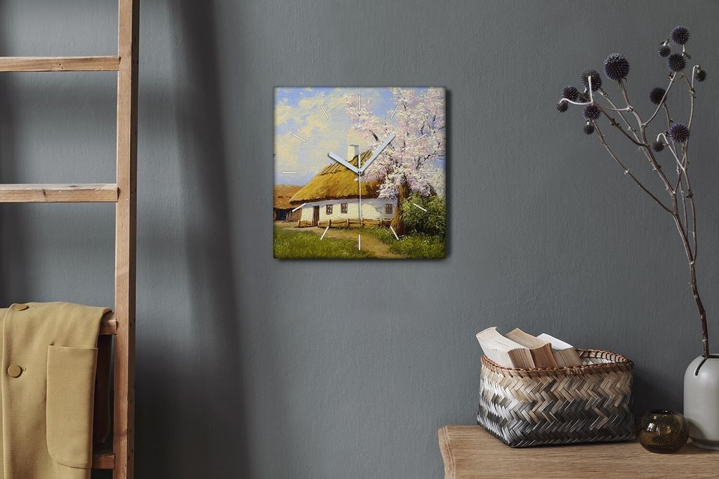 Coloray Hodiny Unikátní 30x30 cm  Tiché hodiny Pro obývací Produktbild 