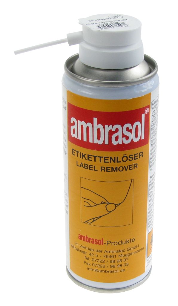 Etikettenlöser – Entfernt mühelos Etiketten, Klebereste und Aufkleber – Hinterlässt keine klebrigen Rückstände – Inhalt: 200 ml – C465...
